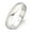 10K White Gold, variant on Men's Solid 10K White Gold 4mm Traditional Classic Plain Wedding Band (Available Ring Sizes 7-14) Size 12