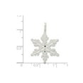 thumbnail image 3 of Sterling Silver Snowflake Pendant for Women, 925 Cutout Charm for Necklace or Bracelet, Winter Nature Symbol, Elegant Seasonal Holiday Jewelry, 3 of 6