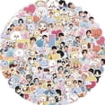thumbnail image 2 of 60 Unids/Pack KPOP BTS BT21 Dibujos Animados Graffiti Pegatinas Impermeable Scooter Pegatina CHIMMY COOKY KOYA MANG RJ SHOOKY TATA, 2 of 4