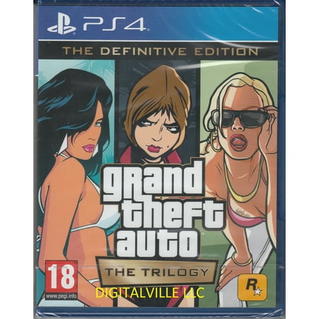 Grand Theft Auto Trilogy PS4 Definitive GTA PlayStation 4