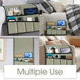 thumbnail image 5 of Sofa Armrest Organizer Remote Control Holder for Recliner Couch Organizer Caddy Bed Remote Holder with 6 Pockets for Magazine, Tablet, Phone, iPad, 5 of 6
