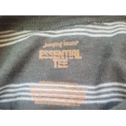 Jumping Beans Essentials Tee – Size 4, Gray/White Stripes, Long Sleeve