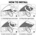 thumbnail image 6 of Fotbe Mardi Gras Crayfish and Fleur de lis Car Windshield Sunshade | Sun Visor Protector Front Window Shade, Keeps Out UV Rays, Keeps Your Vehicle Cool-, 6 of 7