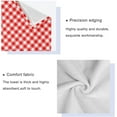 thumbnail image 4 of SKYSONIC 3 Pack Towel Red Gingham Cotton Bath Towel Set (1 Bath Towel, 1 Hand Towel, 1 Washcloth) for Bathroom, Super Soft and Quick Dry Towels, 4 of 7