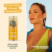 (12 pack) Caliwater Organic Cactus Water, Pineapple, Single Can, Coconut Water Alternative, 12 fl oz, Crisp