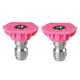 thumbnail image 1 of Accesorios para hidrolimpiadoras de alta presión, puntas para lavadoras, conexión rápida 2 boquillas rosas en modo SOAP, 1 of 9