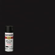 Black, Rust-Oleum Stops Rust Semi-Gloss Protective Enamel Spray Paint-7798830, 12 oz
