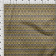 thumbnail image 3 of oneOone Silk Tabby Fabric Swirl & Paisley Ikat Decor Fabric Printed BTY 42 Inch Wide, 3 of 4