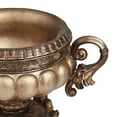 thumbnail image 4 of DecMode 11" Round Ornate Bronze Polystone Decorative Bowl, 4 of 8