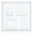 thumbnail image 4 of Franklin Brass W35068-PW-C Classic Beaded Quad Switch Wall Plate, Switch Plate & Cover - Pure White, 4 of 10