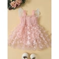 thumbnail image 3 of Suealasg Baby Girls Romper Dress Sleeveless Flower Butterfly Tulle A-line Dress 6M 12M 18M 24M Infant Newborn Girls Summer Photo Shoot Birthday Party Clothes, 3 of 9