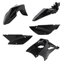 Acerbis Replica Plastic Kit Black For Kawasaki KLX110 2010-2020