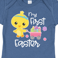thumbnail image 4 of Inktastic My 1st Easter with Baby Chick and Eggs in Wagon Boys or Girls Baby Bodysuit, 4 of 5
