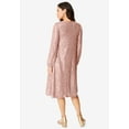 thumbnail image 2 of Roaman's Women's Plus Size Sequin Swing Dress, 2 of 4