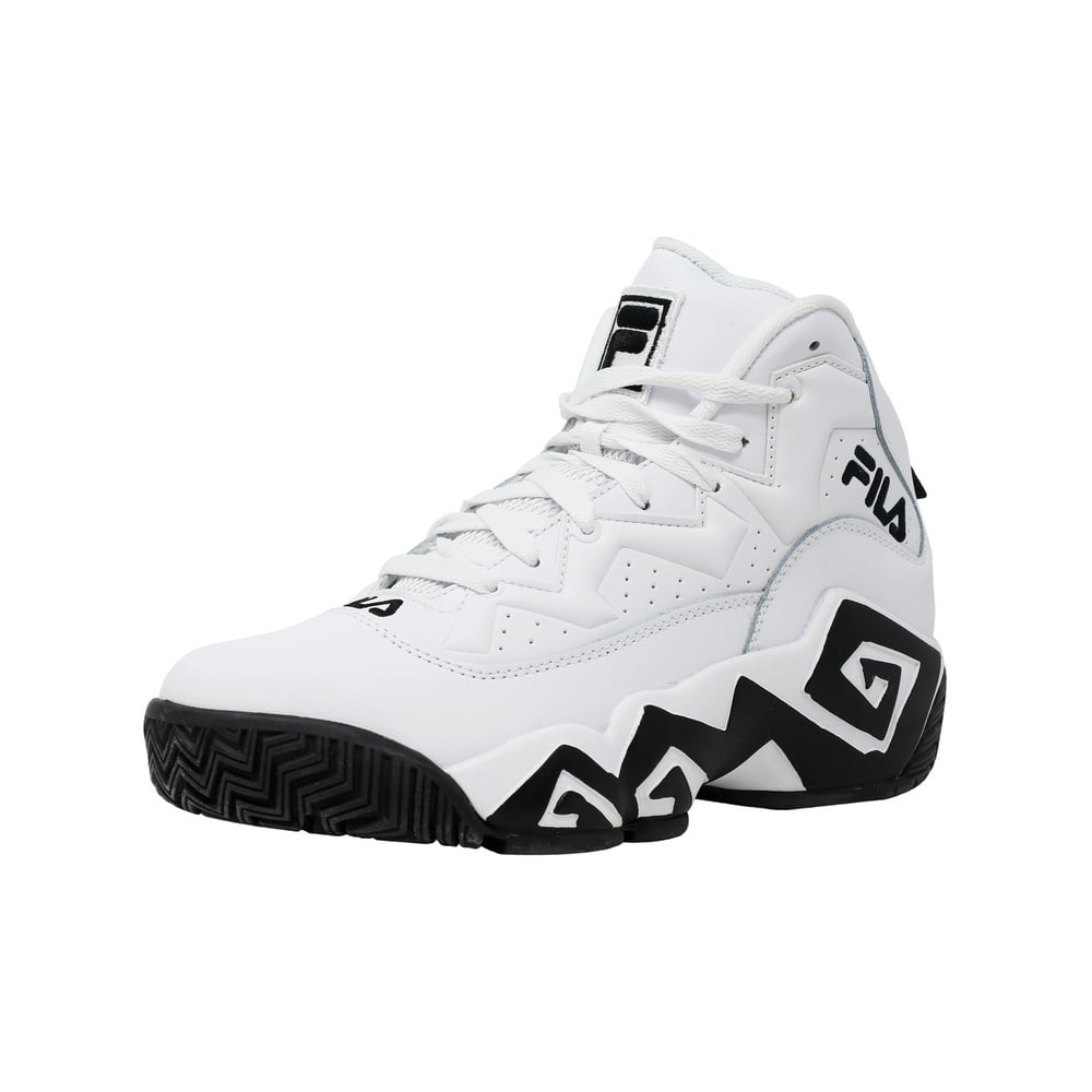 FILA - Fila Men's Mb White / Black High-Top Basketball Shoe - 9.5M ...