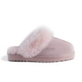 thumbnail image 2 of Aus Wooli Australia Unisex Sheepskin Wool Sydney Slippers - Pale PInk, 2 of 8