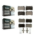 thumbnail image 1 of TEC Front Rear Ceramic Brake Pads Kit for Car Hyundai Genesis Coupe Tesla S KTC-100006, 1 of 10