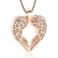 thumbnail image 5 of Angel Wings Heart Urn Cremation Jewelry for Ashes Of Loved Ones Keepsake Memorial Urn Pendant Urn Necklace, 5 of 7