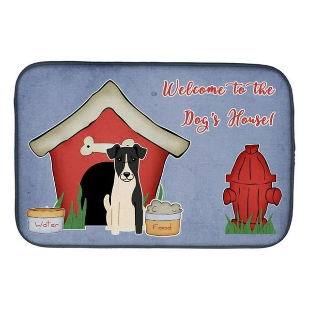 Carolines Treasures BB2852DDM Dog House Collection Smooth Fox Terrier Dish Drying Mat