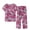 Multicolor, variant on Brilliant Plus Size Sleepwear Women's Button Casual Short Sleeve Tops Loose Printing Shorts Home Clothing Pajamas Set clothes under $5.00