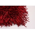thumbnail image 2 of ECARPETGALLERY Metro Plush Red Shag 4'0" x 6'0", 2 of 9