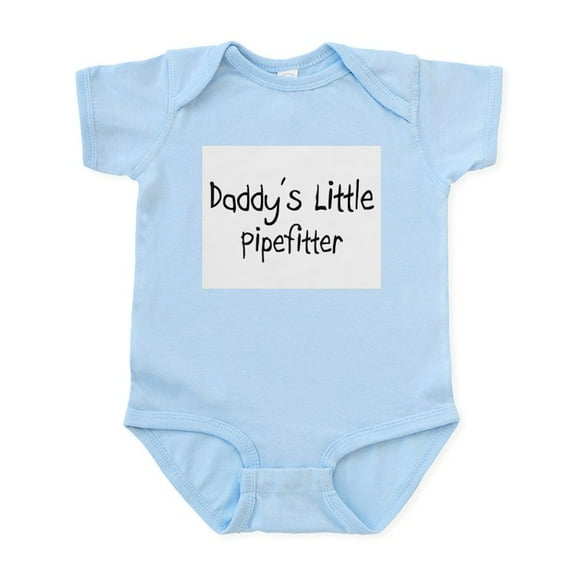 CafePress - Daddy's Little Pipefitter Infant Bodysuit - Baby Light Bodysuit, Size Newborn - 24 Months