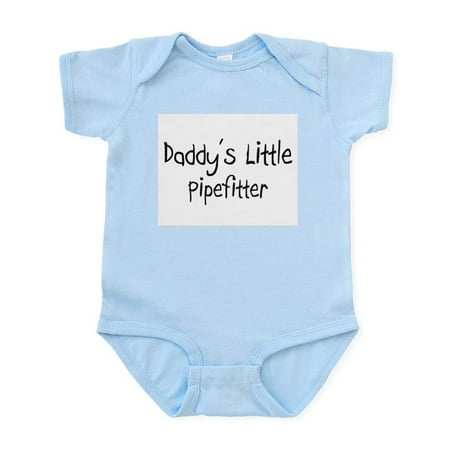 

CafePress - Daddy s Little Pipefitter Infant Bodysuit - Baby Light Bodysuit Size Newborn - 24 Months