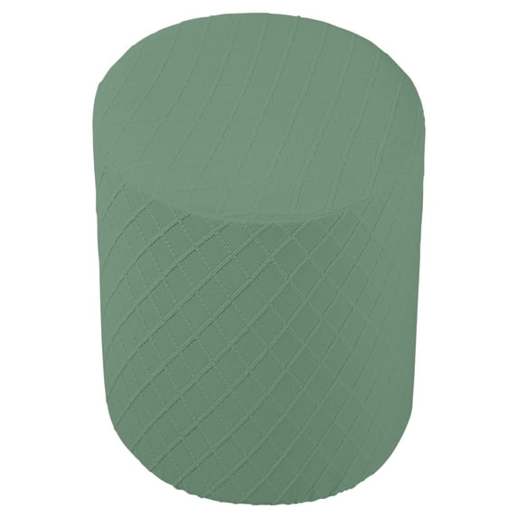 Stretch Ottoman Cover, Round Thick Polyester Ottoman Slipcovers for Living Room Foot Stool Stretch Cover to .66-12.99inch Diameter