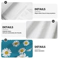 thumbnail image 7 of Kdxio Daisies Flowers Hand Towel with Loop Hanging Towel Absorbent Tie Towels for Kitchen Tea Bar Bathroom Decor, 7 of 7