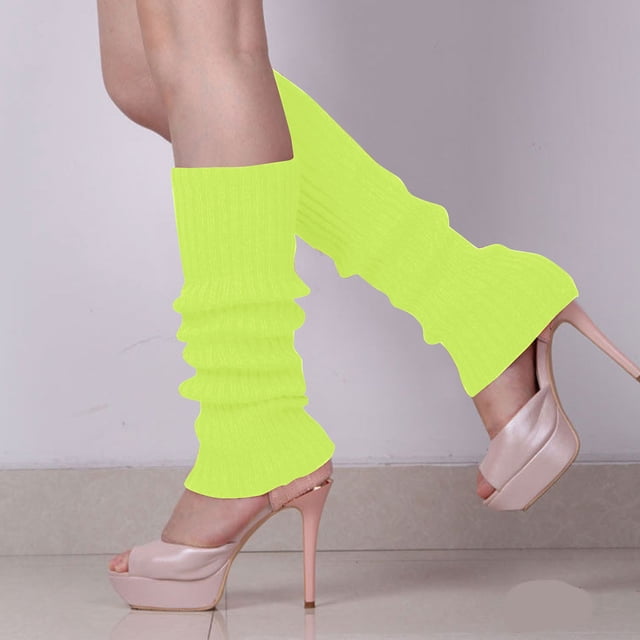 Womens Warm Wool Socks Womens Winter Solid Color Adult Leg Sets Pile Socks Knitted Leg Sets Solid Color