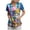 Blue, variant on COMVALUE Scrub Tops for Women Plus Size Stretch V Neck Short Sleeve Nursing Scrub Shirts Lightweight Medical Uniform (Blue, L)