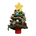 thumbnail image 1 of Kits de crochet navideños, juegos de muñecas de crochet DIY, colgante, costura, artesanía de crochet árbol de Navidad, 1 of 9