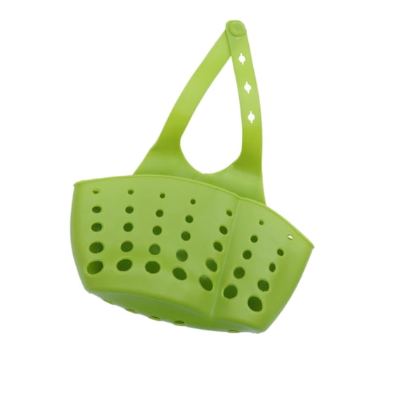 Milisten PVC Hanging Sink Drain Basket for Home Storage, 1-Pack Kitchen Organizer Bag