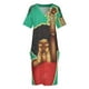 thumbnail image 4 of SE BUSCA JUSTICIA - Vestido caído con bolsillos para mujer vestidos de verano vestidos de ceremonia de moda, 4 of 7