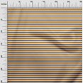 thumbnail image 3 of oneOone Cotton Cambric Gamboge Yellow Fabric Stripes Dress Material Fabric Print Fabric By The Yard 42 Inch Wide, 3 of 4