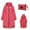 Red, variant on Tejiojio Fashion Women Rain Jacket Coat Printing Hooded For Adults With Pockets Tops