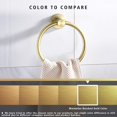 thumbnail image 2 of Toallero de aro negro para baño Toallero de pared Herrajes para baño Toallero redondo simple SUS 304 Acero inoxidable, 2 of 7