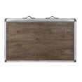 thumbnail image 3 of Acme Brancaster Coffee Table Antique Oak & Aluminum, 3 of 5