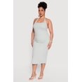 thumbnail image 2 of Women's Plus Size High Waisted Soft Knit Midi Skirt, 2 of 4