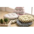 thumbnail image 3 of LAICAIW Homeyuser Chair Seat Pads Cushion Cushion Pads Round Dining Garden Kitchen Office Chair Seat Pads 40cm-2 Pack (Grey 2), 3 of 5