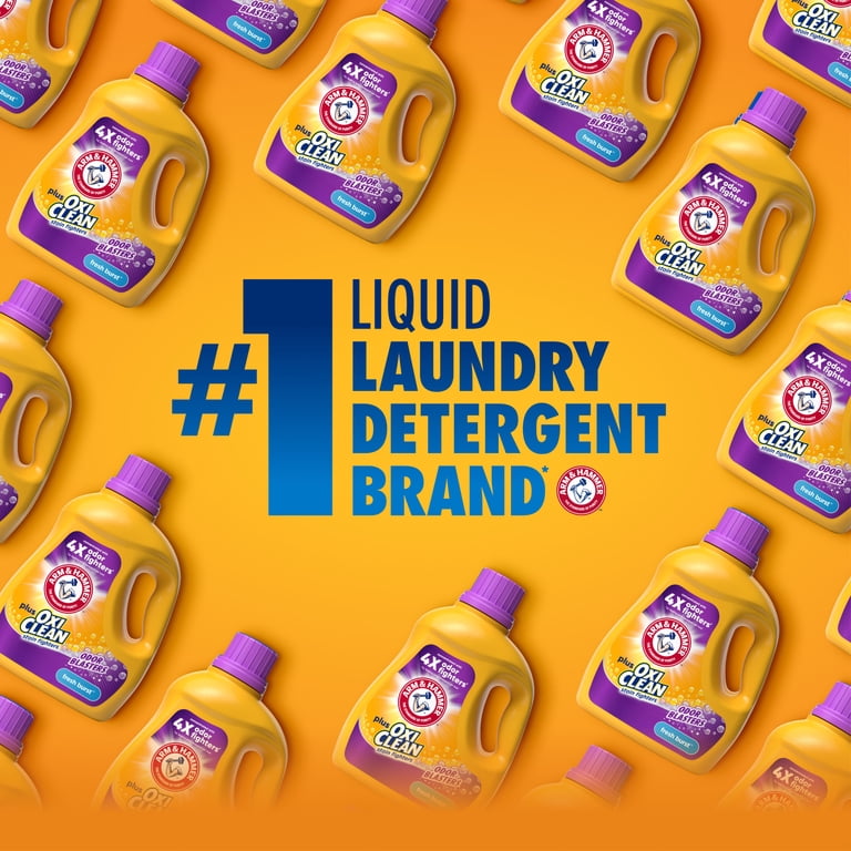 ARM & HAMMER Plus OxiClean with Odor Blasters Liquid Laundry