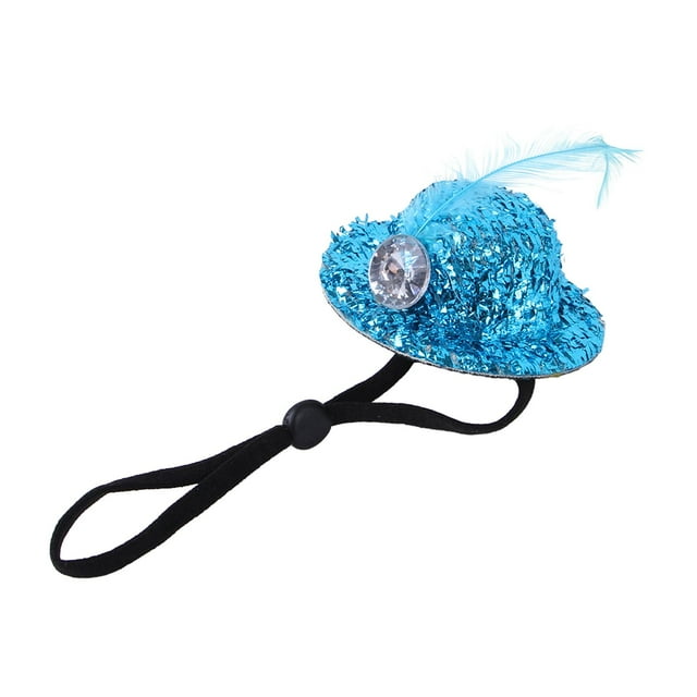 Sombrero de pollo compacto para mascotas Azul Yuyangstore sombrero de pollo