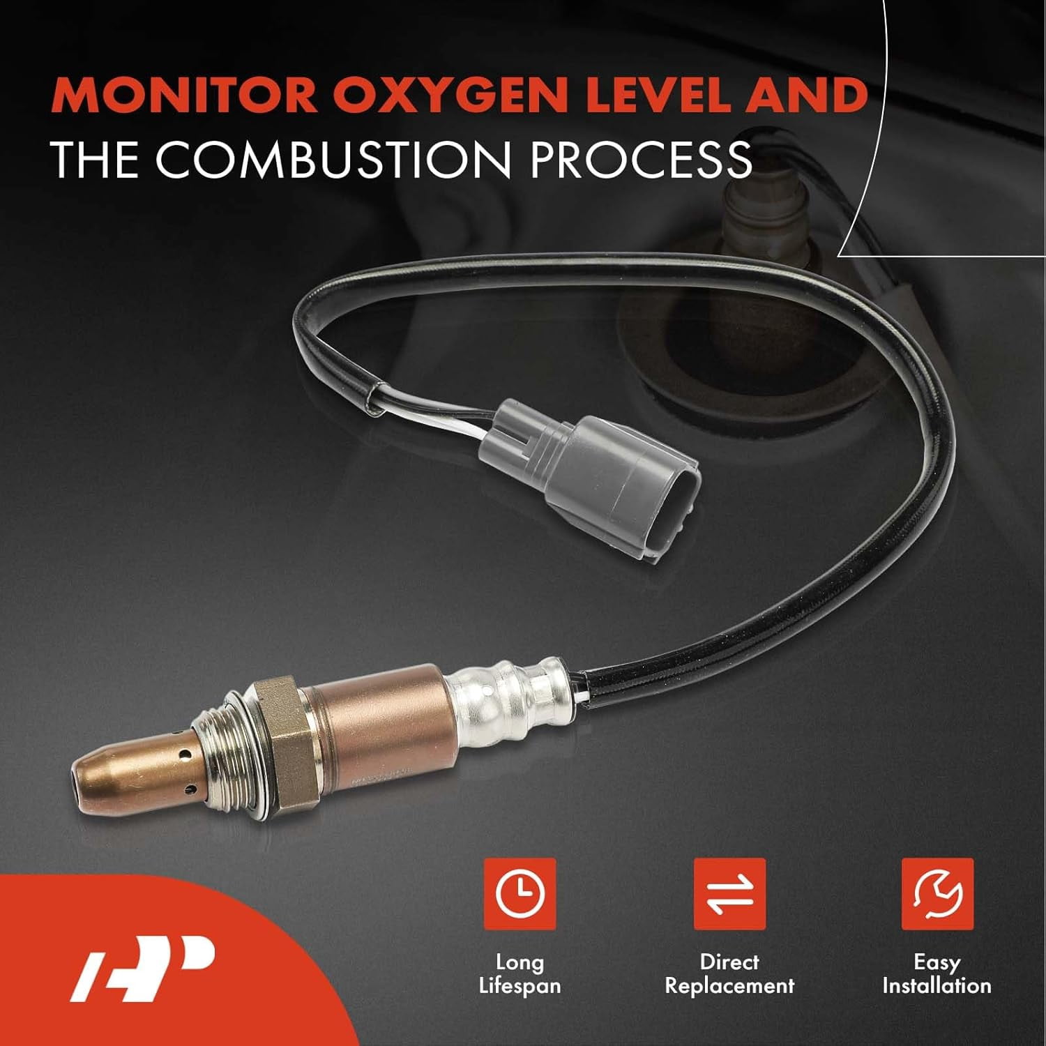 A-Premium O2 Oxygen Sensor Compatible with Toyota Camry 2002-2006 & Subaru Outback 2005-2009, Legacy 2008-2009, B9 Tribeca 2006-2007, Tribeca & Lexus ES300 2002-2003 & Acura ILX 2014, Upstream