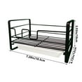 thumbnail image 3 of LSLJS Kitchen Sponge Draining Rack Household Sink Countertop Shelf Steel Wire Ball Soap Storage Shelf, Home Accessories, 3 of 6