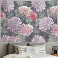 thumbnail image 2 of Orinice Flowers Pattern Tapestry Wall Hanging Unique Style Graphic Tapestries Home Wall Decor Art for Living Room Bedroom Apartment Farmhouse Dorm 60x50inch, 2 of 6
