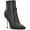 Black, variant on Nine West Womens Faux Leather Slip On Booties