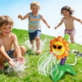 thumbnail image 7 of Giunmcul Boys and Girls Sprinkler Toy Outdoor Water Spray Flower Sprinkler Connects to Garden Hose Backyard Water Play Summer Party For Children Ages 3 Plus 1 Pack, 7 of 7