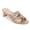Rose Gold Leather, variant on Jewel Badgley Mischka Womens Leather Strappy Pumps