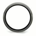 thumbnail image 2 of Titanium Black Ti Two-tone 6.5mm Polished Band Ring 11.5 Size, 2 of 6