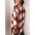 thumbnail image 4 of Chaqueta Camisa Cuadros PRETTYGARDEN Roja Talle S, 4 of 8